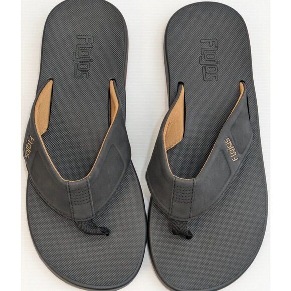 NWoT Flojos' Mens Flip-Flop Sandals Slip On Pool Non Slip Thongs Sz 10 $50 5C195 - Picture 1 of 2